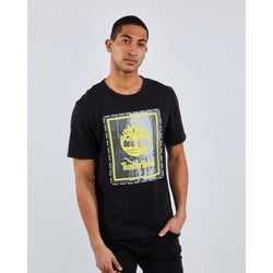 Men T-Shirts - Timberland Street Photo - Black-Black