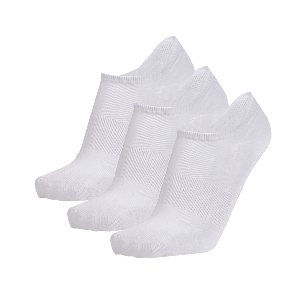 Sidestep Pl Basic No Show White 3 Pack - Unisex
