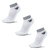 adidas Ankle Socks 3 Pack - Unisex White-White | 