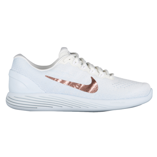 Nike LunarGlide 9 - Women's - Running - Shoes - Summit White/Mtlc ... Nike LunarGlide 9 - Women's - Running - Shoes - Summit White/Mtlc Red Bronze/Blue Tint
