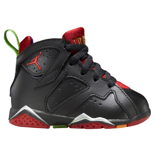Jordan Retro 7 Boys' Toddler Basketball Shoes Black/University