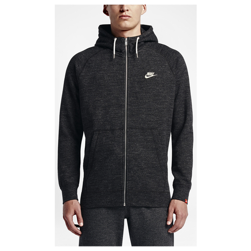 nike modern full zip hoodie black