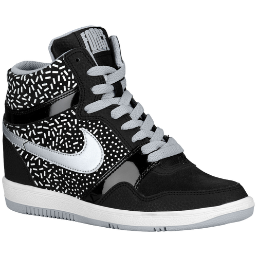 Nike Force Sky High - Women's - Basketball - Shoes - Black/Wolf Grey ...