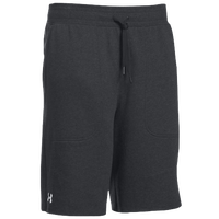 Under Armour Team Hustle Fleece Shorts - Men's - Black / White