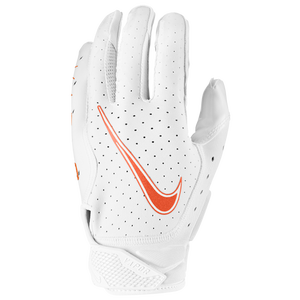 Nike Vapor Jet 6.0 Receiver Gloves - Men's - White/White/Team Orange
