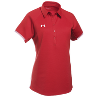Under Armour Team Rival Polo - Women's - Red / White