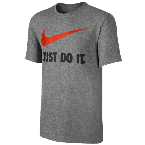 Nike JDI Swoosh T-Shirt - Men's - Casual - Clothing - Dark Grey Heather ...