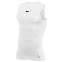white nike compression tank