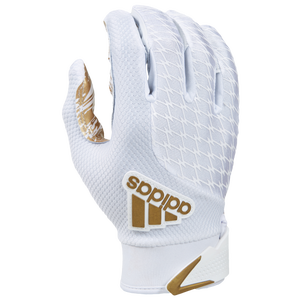 gold adidas football gloves