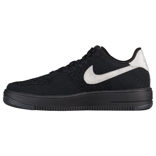 Nike Air Force 1 Ultra Flyknit Low - Men\u0027s - Basketball - Shoes -  Black/Metallic Silver/Black