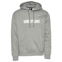 Nike Wrestling Team Club Training Hoodie - Men's - Grey