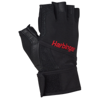 Harbinger Pro Wristwrap Glove - Men's - Black / Red