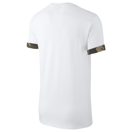 Nike Futura Camo Logo T-Shirt - Men's - Casual - Clothing - White