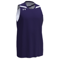 purple and white basketball jersey