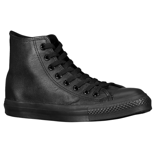 Converse All Star Leather Hi - Men's - Casual - Shoes - Black Monochrome
