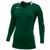 Nike Team Vapor Pro L/S Jersey - Women's - Dark Green / White