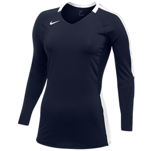 Nike Team Vapor Pro L/S Jersey - Women's - Navy/White