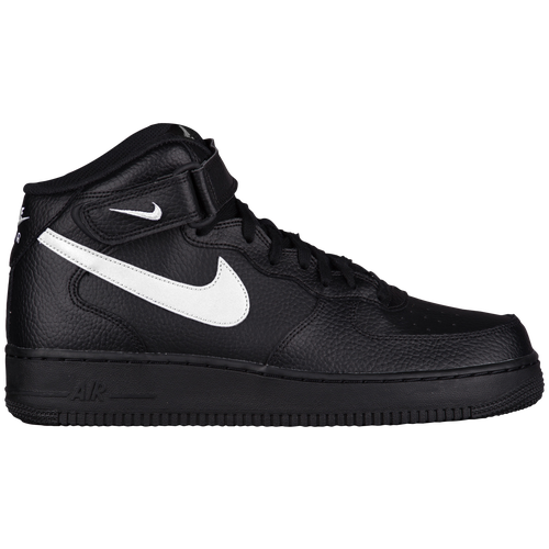 Nike Air Force 1 Mid - Men's - Basketball - Shoes - Black/Sail