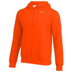 orange nike fleece hoodie