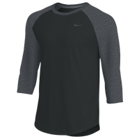 Nike Team 3/4 Raglan T-Shirt - Men's - Black