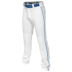 Easton Mako 2 Piped Baseball Pants - Men's - White/Royal