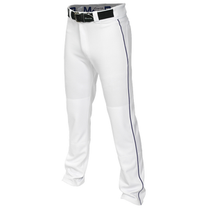 Easton Mako 2 Piped Baseball Pants - Men's - White/Navy
