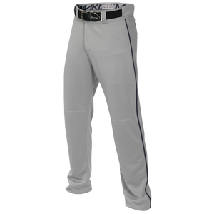 Easton Mako 2 Piped Baseball Pants - Men's - Grey/Navy