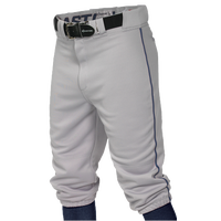 Easton Pro + Knicker Piped Baseball Pants - Men's - Grey / Navy