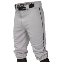 Easton Pro + Knicker Piped Baseball Pants - Boys' Grade School - Grey / Black