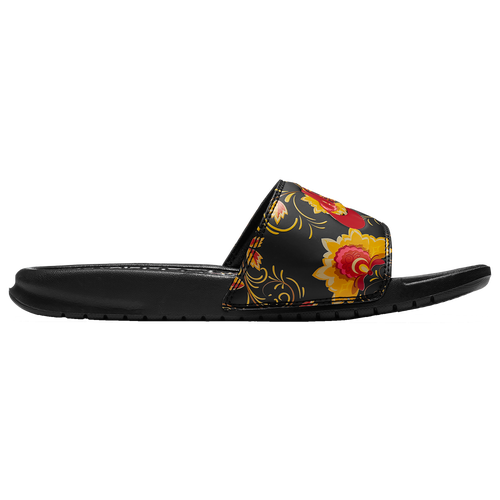 nike floral benassi slides