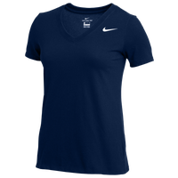 Nike Team V-Neck S/S T-Shirt - Women's - Navy