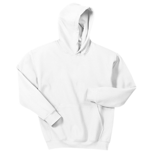 white gildan sweatshirt