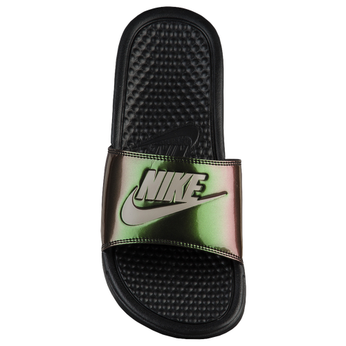 Nike Benassi JDI Slide - Women's - Casual - Shoes - Black/Cobblestone
