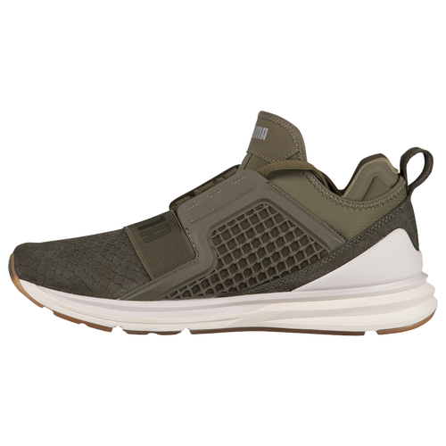 puma ignite limitless olive green