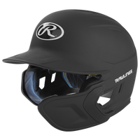 Rawlings Mach Ext Junior Batting Helmet - Grade School - Black