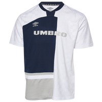 Umbro Logo Jersey - Men's - White / Navy