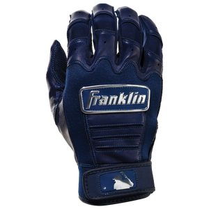 Franklin CFX Pro Chrome Batting Gloves - Men's - Navy/Chrome