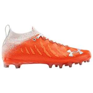 orange under armour football cleats