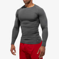 Eastbay Long Sleeve Compression T-Shirt - Men's - Grey