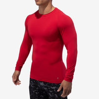 Eastbay Long Sleeve Compression T-Shirt - Men's - Red