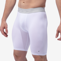 Eastbay 9" Compression Shorts 2.0 - Men's - White