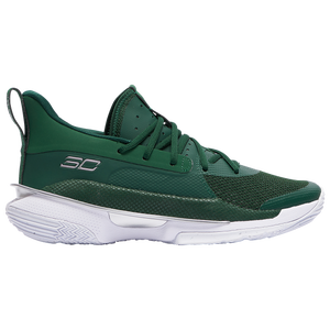 Under Armour Curry 7 - Men's - Curry, Stephen - Forest Green/White/Met Silver