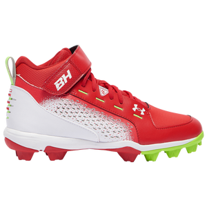 Under Armour Harper 6 Mid RM - Men's - Baseball - Shoes - Red 