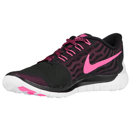 Nike Free 5.0 2015   Womens   Running   Shoes   Black/Pink Foil/Pink Glow/Pink Pow