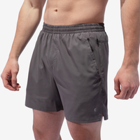 Eastbay Prize 5" Shorts with Boxer Brief Liner - Men's - Grey