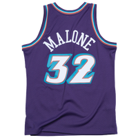 Mitchell & Ness NBA Swingman Jersey - Men's -  Karl Malone - Purple / White