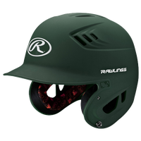 Rawlings Coolflo R16 Senior Batting Helmet - Men's - Dark Green / White