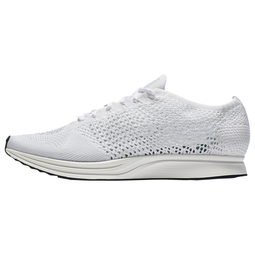 nike flyknit racer mens white