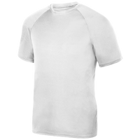 Augusta Sportswear Team Attain Wicking T-Shirt - Boys' Grade School - All White / White