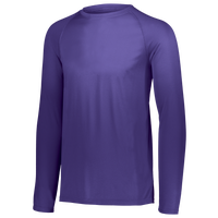 Augusta Sportswear Team Attain Wicking Long Sleeve T-shirt - Men's - Purple
